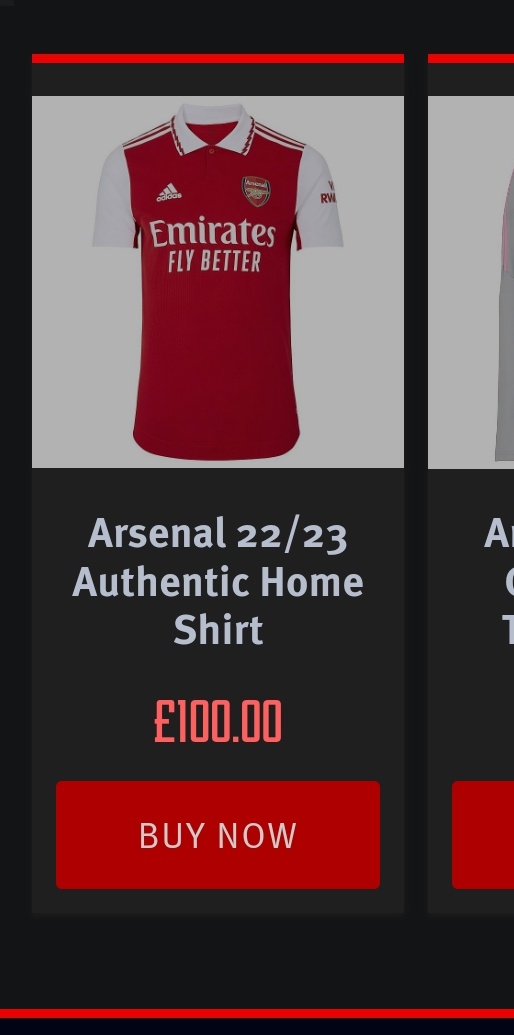 Feggednech's tweet photo. @Arsenal Ffs 100£? https://t.co/5vkSfpBrlM