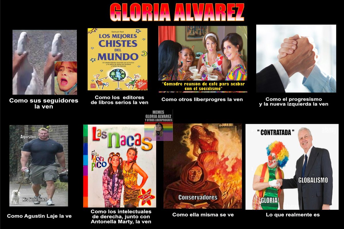 Memes Gloria Alvarez y otros liberprogres tweet media