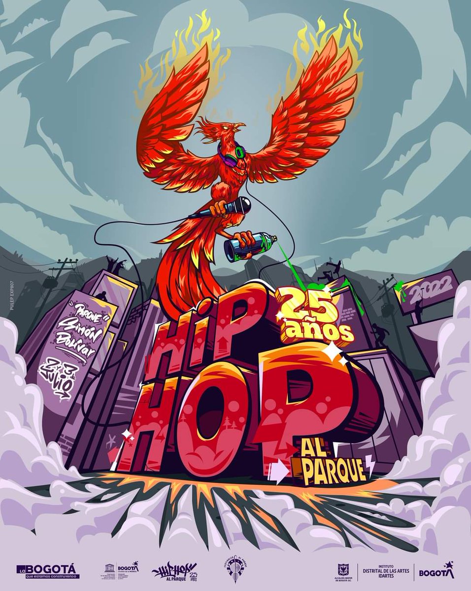 Mi mayor sueño siempre ha sido poder llegar a tocar en el escenario de el #HipHopAlParque25Años en Colombia; ya que es el mayor espacio que cualquier Artista de HipHop Latinoamericano o de España desearía poder pisar...!!