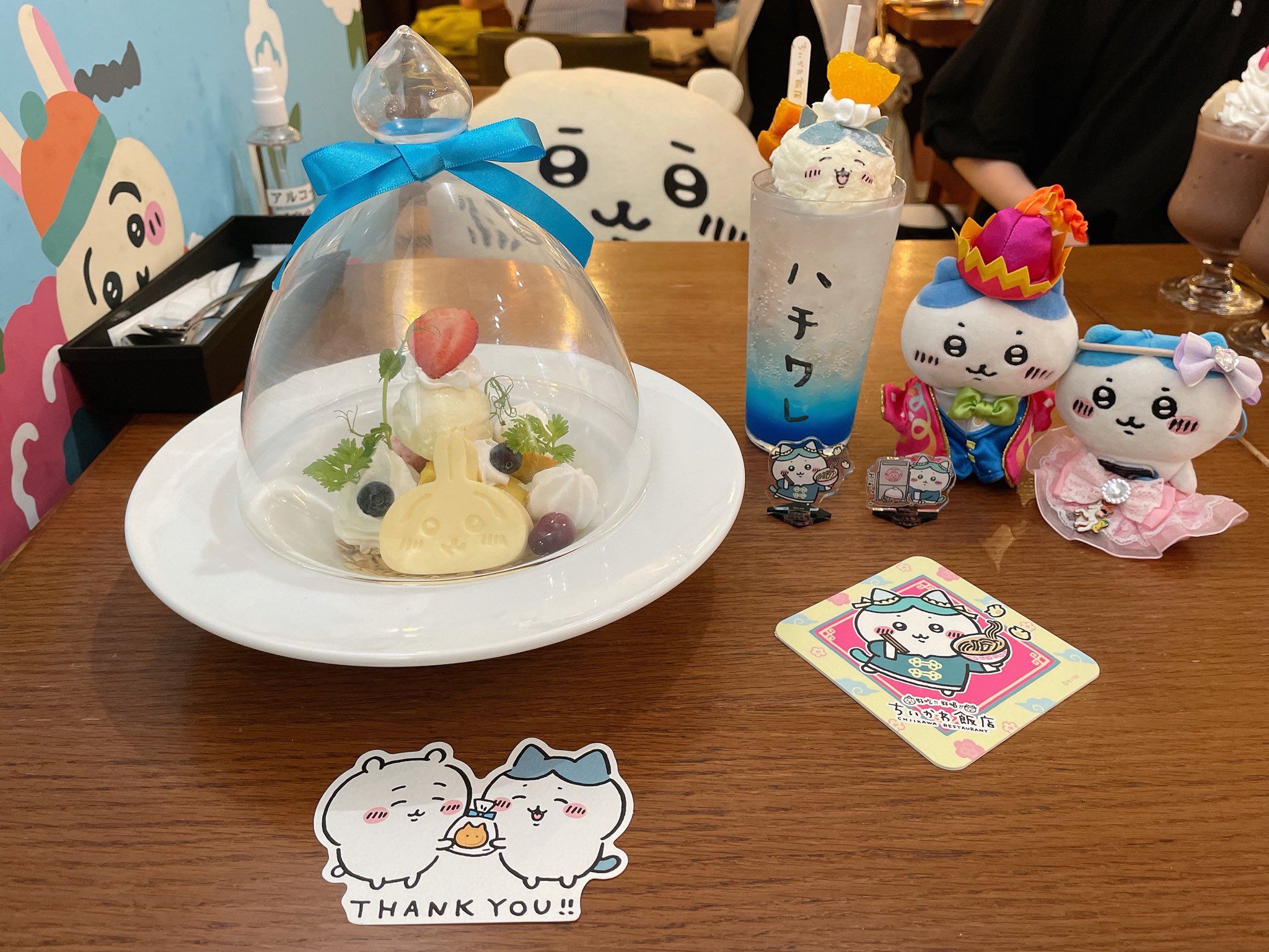 ⑤ちいかわ飯店　ミニフィギュア　ほめられリボンのスイーツ ⑤ちいかわ飯店 ミニフィギュア ほめられリボンのスイーツ