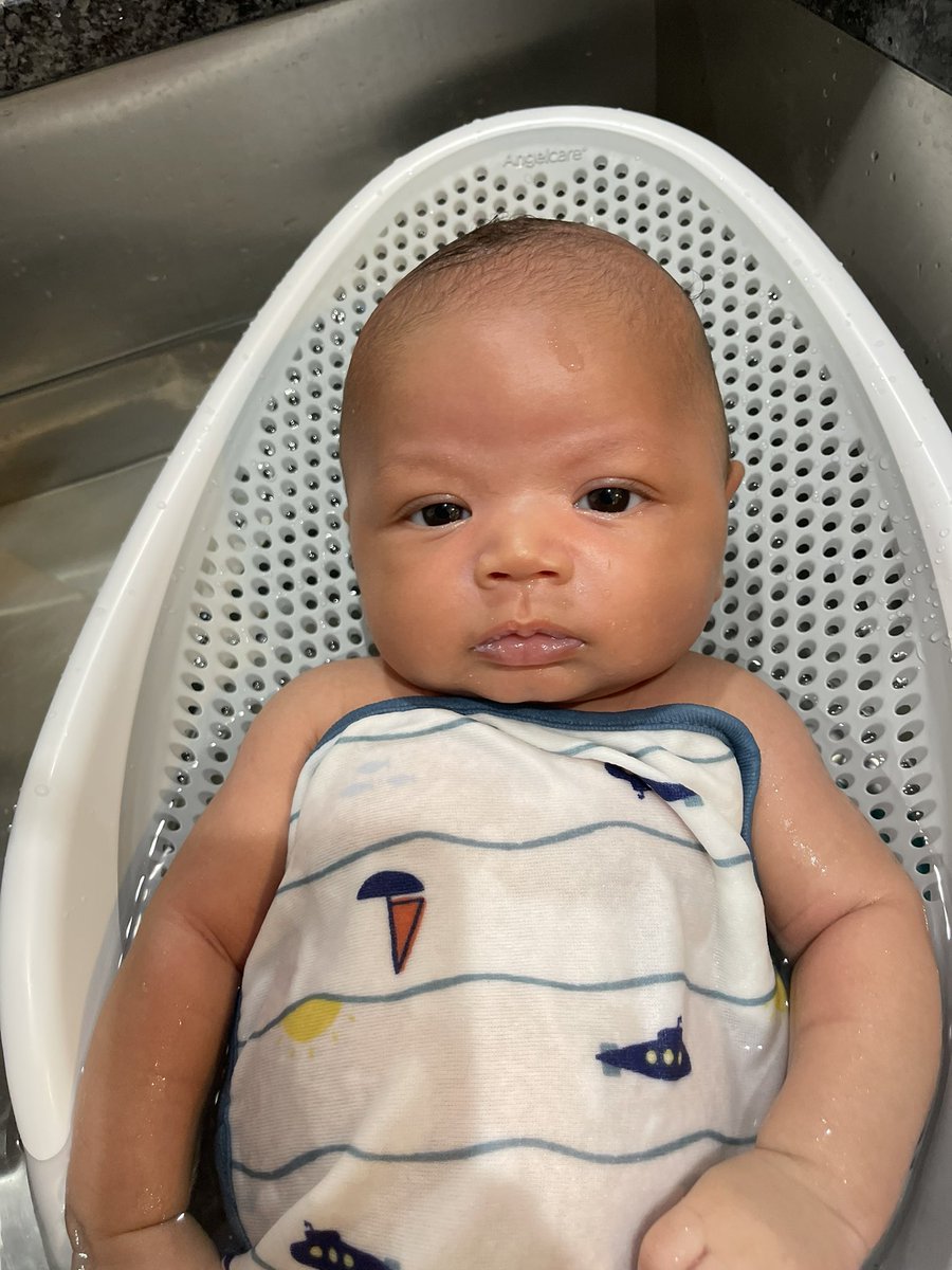 hinkleredsox's tweet photo. Bath time at the Hinkle’s. Cru loves his Grandpa. 😉 https://t.co/GVRJvn64FP