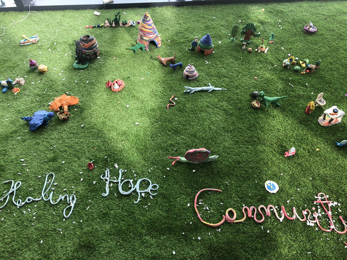 hennaasikainen's tweet image. I’m excited about our tree planting event tomorrow at #NewcastleUniversity as part of @RefugeeWeek
 The photo shows a collaborative art work- ‘They Who plant a Tree, Plant Hope’ by @NEST_NUSU learners. 
We have been working on the theme of ‘what is home?’