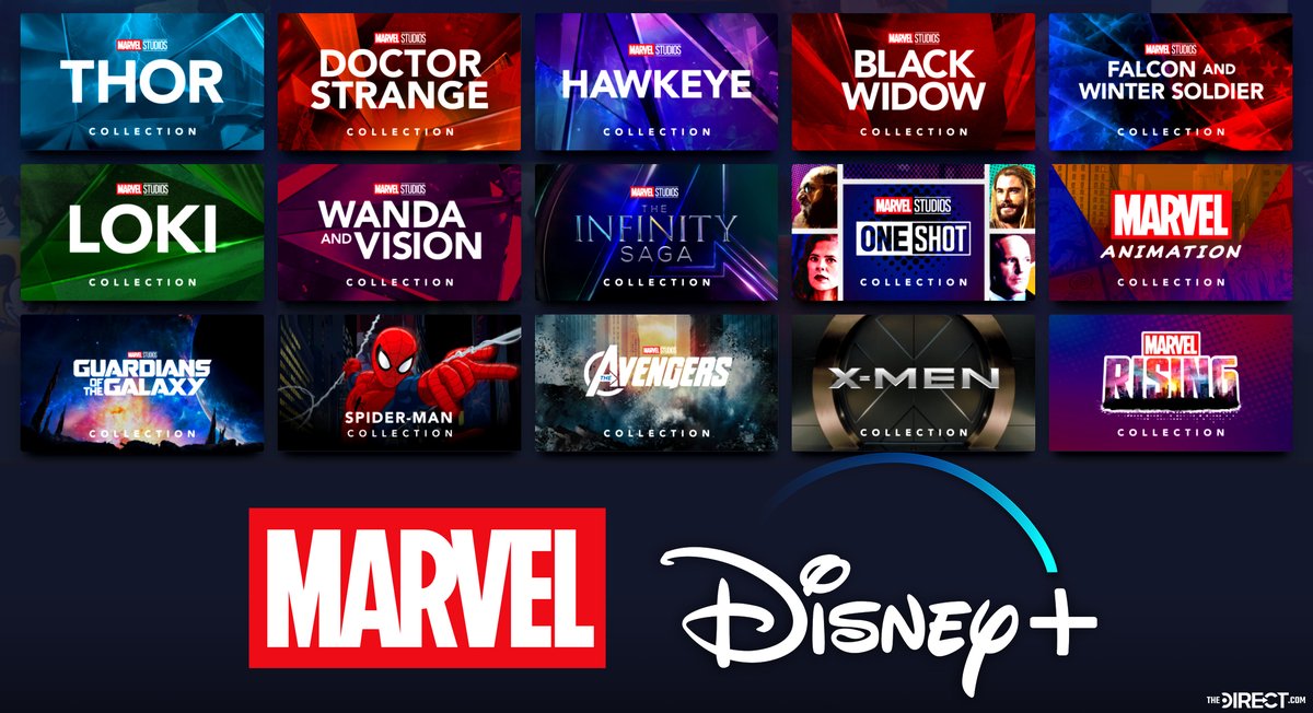 RT @MCU_Direct: There are now 15 #Marvel collections available on Disney Plus: https://t.co/2qFCI1s55y https://t.co/JH1ysRRSfc