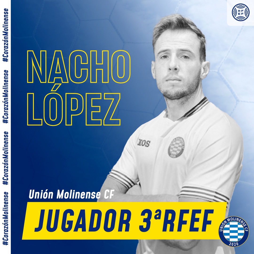 UnionMolinense's tweet photo. 📣 Proyecto 22/23 Jugadores 💣💥

⚽️ IGNACIO LOPEZ SÁNCHEZ 

✅ Jugador 3ª RFEF.

➡️ Jugador 🔝 Procedente del At. Pulpileño de 2ª RFEF y donde los últimos años ha estado jugando entre 2ª B y 2ª RFEF en el equipo Peña Deportiva de Ibiza. 

#CorazónMolinense https://t.co/OQqeOWZ4c9