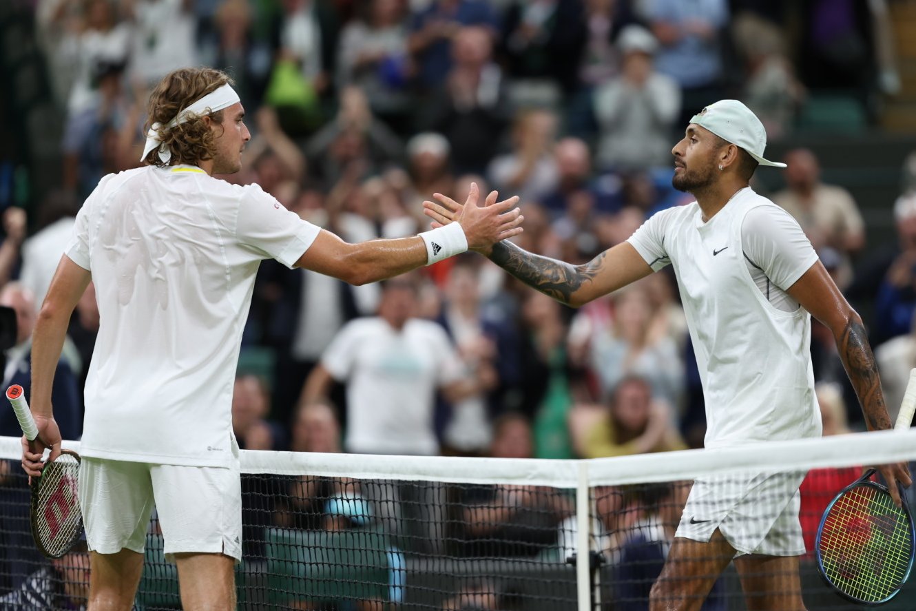 Wimbledon 2022 LIVE: Nick Kyrgios brushes past Stefanos Tsitsipas in a four-set thriller to advance to fourth round