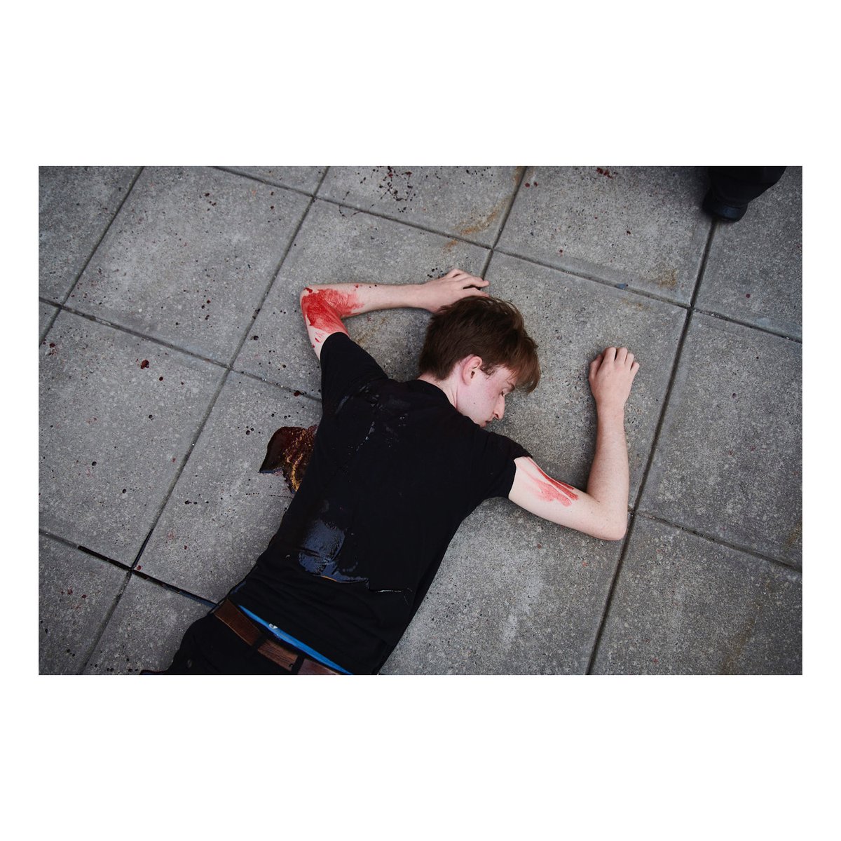 CONTENT NOTE: Fake blood @xr_nyc die-in Thu at Fed Courthouse at Foley Square, in protest of SCOTUS decision stripping @epagov of major tools to fight climate change.📷 for @xr_nyc. #ExtinctionRebellion #ClimateEmergency #ClimateActionNow #NoNewFossilFuels #ClimateJustice #SCOTUS