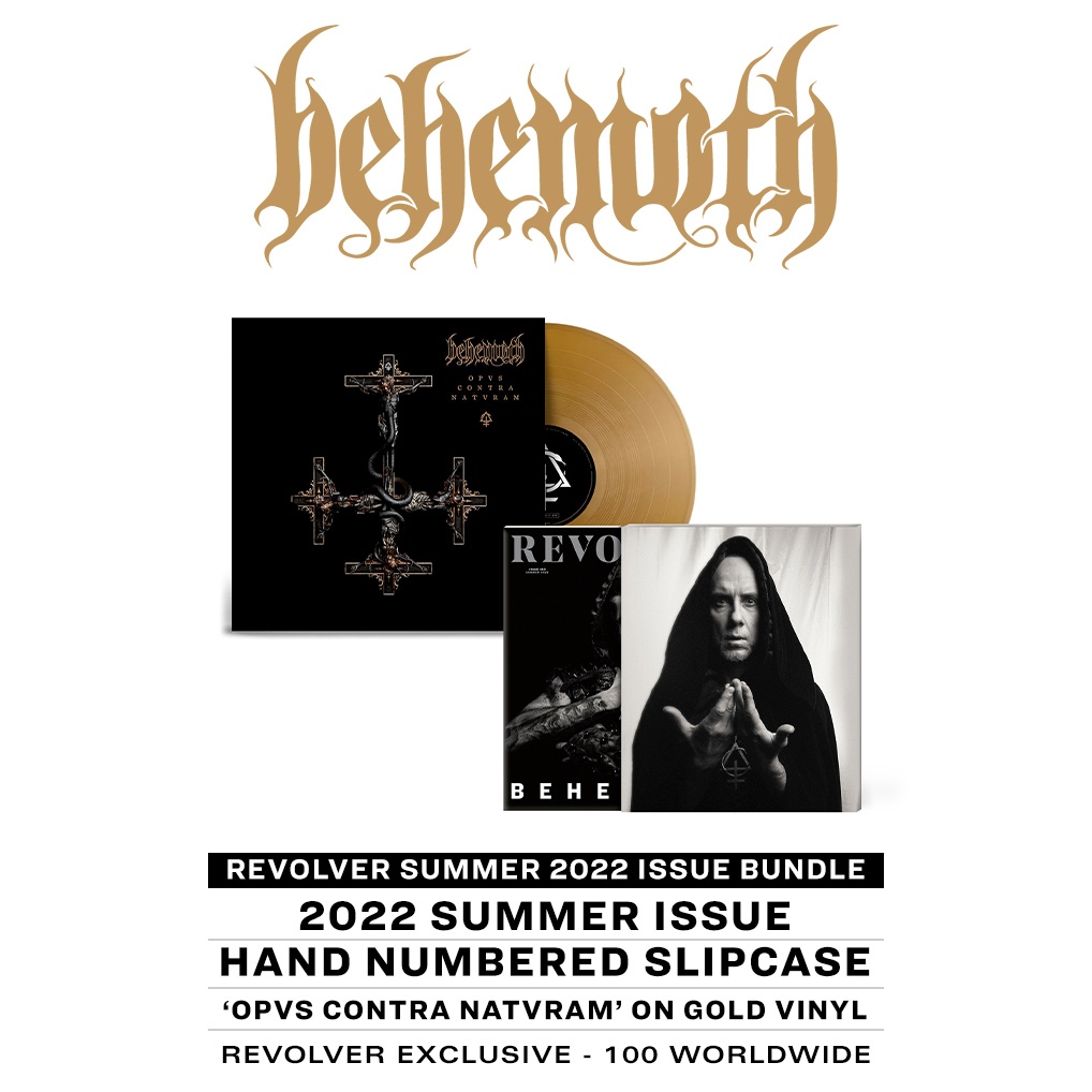 Satan wants you to get our limited-edition @BehemothBand collector's bundle — featuring their new album, 'Opvs Contra Natvram' on exclusive gold vinyl. Order yours now before they're gone! l8r.it/5X3f