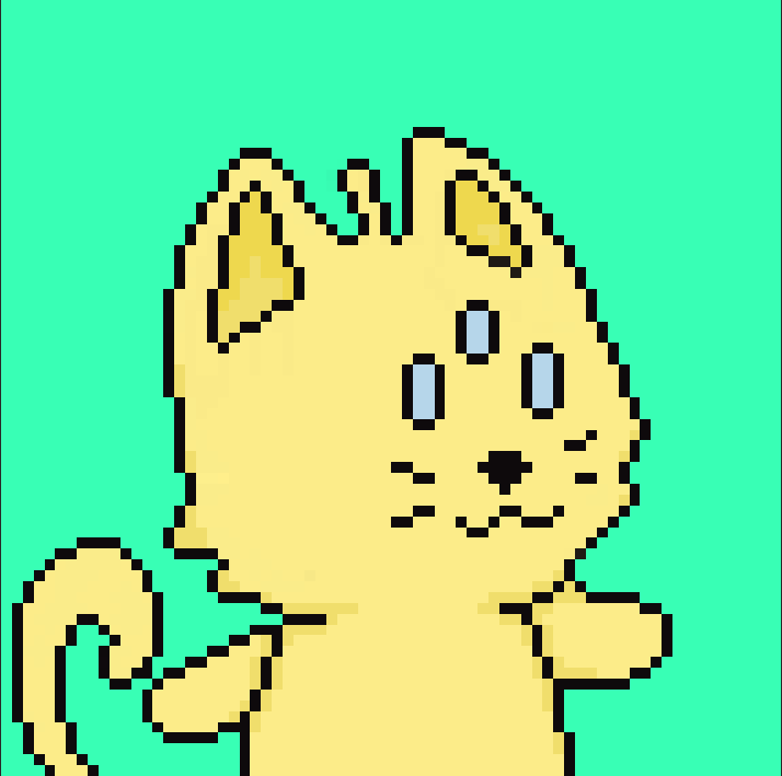 Caturday tribute to <a href="/CosmicCats_/">Cosmic Cats</a> #NFTs #NFT #GetCosmic #pixelart #NFTCommunity #nftart