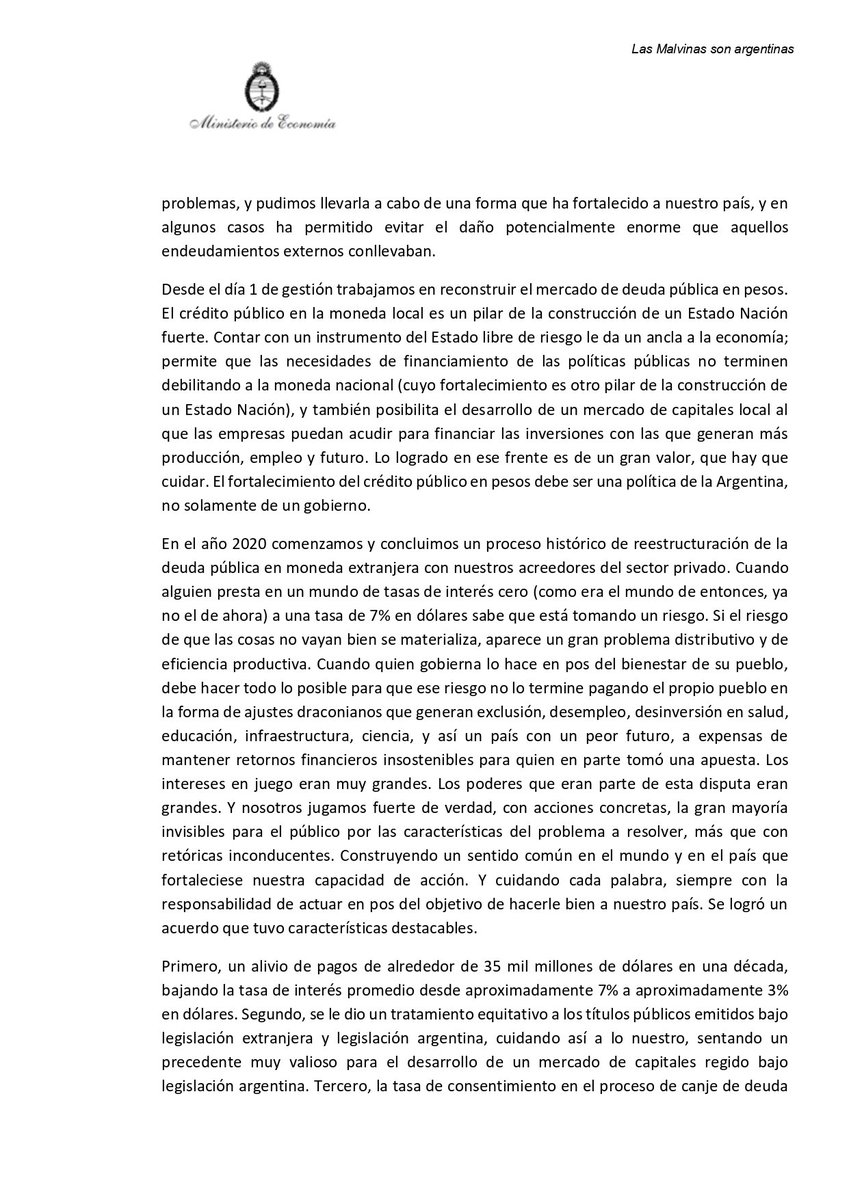 Martín Guzmán tweet media