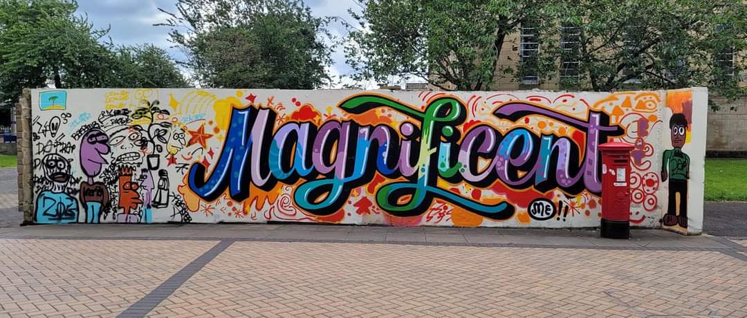 Children and young people absolutely taking over the streets in  Huddersfield today for <a href="/OurBiennale/">Our Biennale</a> @Art4theMasseys <a href="/ace_national/">Arts Council England</a> <a href="/oc_kirklees/">One Community</a> <a href="/LittleLivesUK/">Little Lives UK - Children's Charity</a> <a href="/TempContemp/">Temporary Contemporary</a> <a href="/KirkleesCouncil/">Kirklees Council</a>