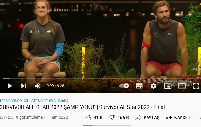 Her şey ortada
"KupayıÇaldın NisaBölükbaşı"