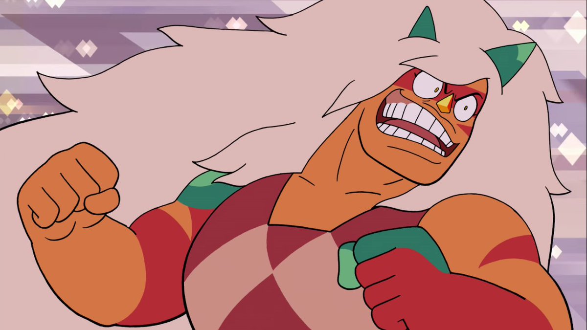 BuffWomanOTD's tweet image. Muscular woman of the day is Jasper from Steven Universe