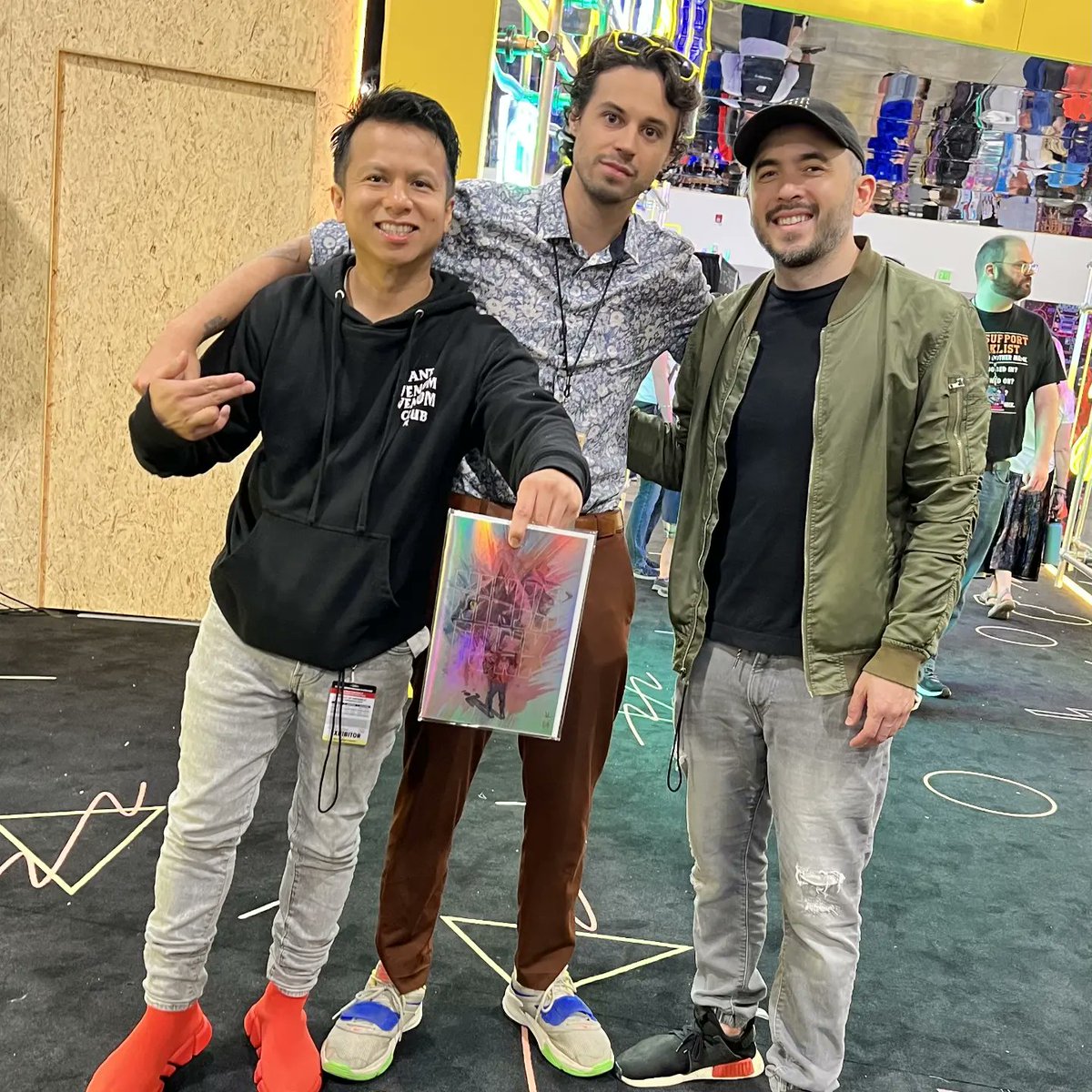 KevinRoditeli's tweet photo. The goats. Ninja Funk is a crazy great comics. Available at all comic book store this November!! https://t.co/36NlpQqlOw