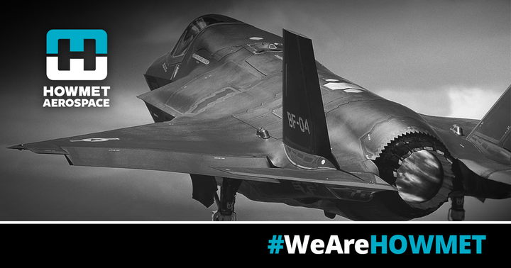 HowmetAerospace's tweet photo. When it’s mission critical, we’re there. From alloys for @NASA’s Apollo missions to titanium bulkheads for the @LockheedMartin F-35 Joint Strike Fighter, #HowmetAerospace keeps the world in flight. #WeAreHowmet https://t.co/tDA2KhM19t https://t.co/UgQP4OlFDB