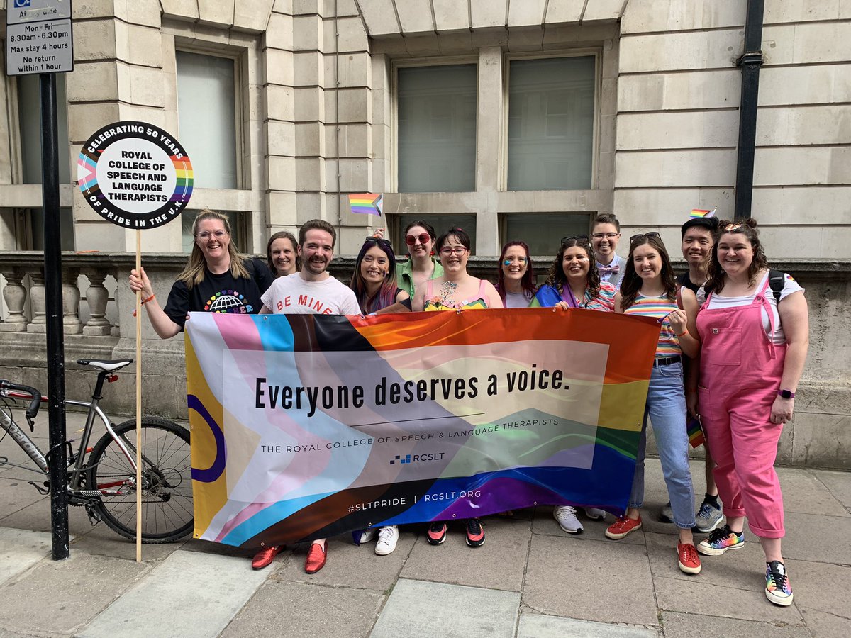 Such an amazing day marching with @RCSLT and @uksltpride !! Was great to meet you all! Thank you to those who made it happen! 🏳️‍🌈🏳️‍⚧️
#mySLTday #AllOurPride