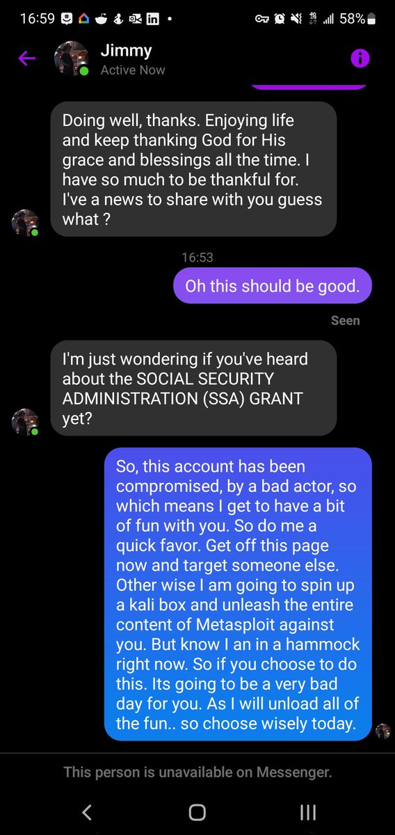 CyberHound_Tech's tweet image. Someone actually took my advice and blocked me before we could play!!!!