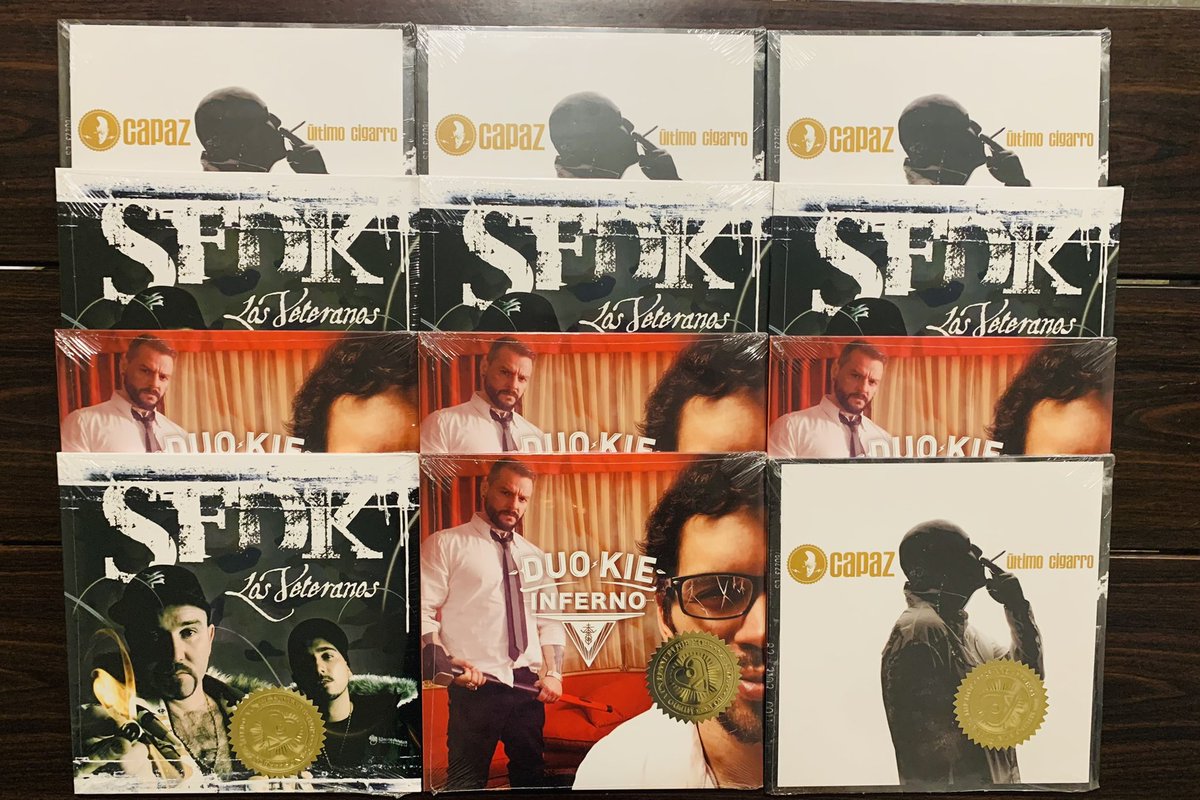 MÁS NOVEDADES DE @Boamusica 🔥
Ya tenemos aquí estos increíbles títulos en #VINILO

Último cigarro de <a href="/Capaz_HP/">CAPAZ</a> 
Los veteranos de <a href="/SFDKoficial/">Sfdk</a> 
Inferno de Duo Kie

¿Quieres alguno? Envíanos mensaje 🇲🇽