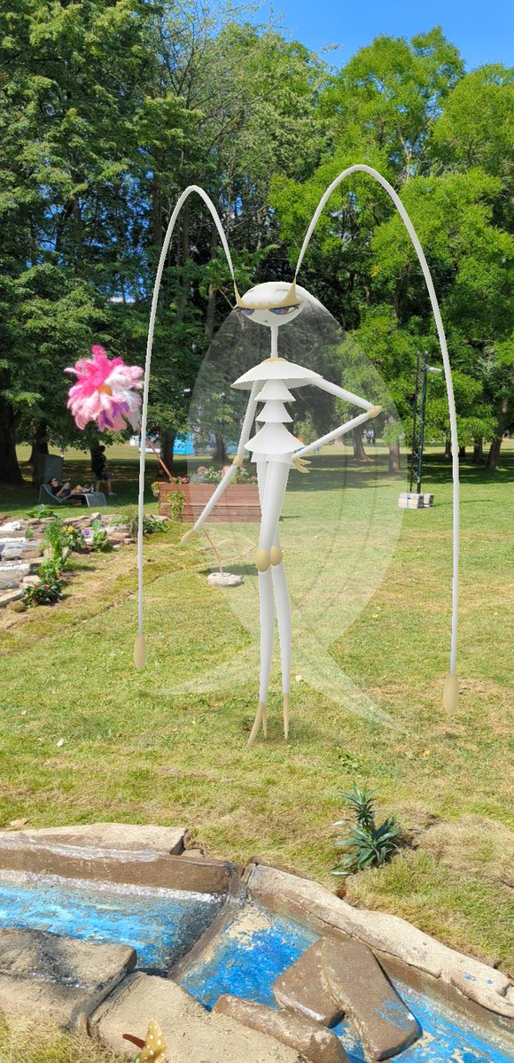 icke_PoGo's tweet photo. Pheromosa looks neat. #PokemonGOFestBerlin #PokemonGO https://t.co/MPD75DEH5C