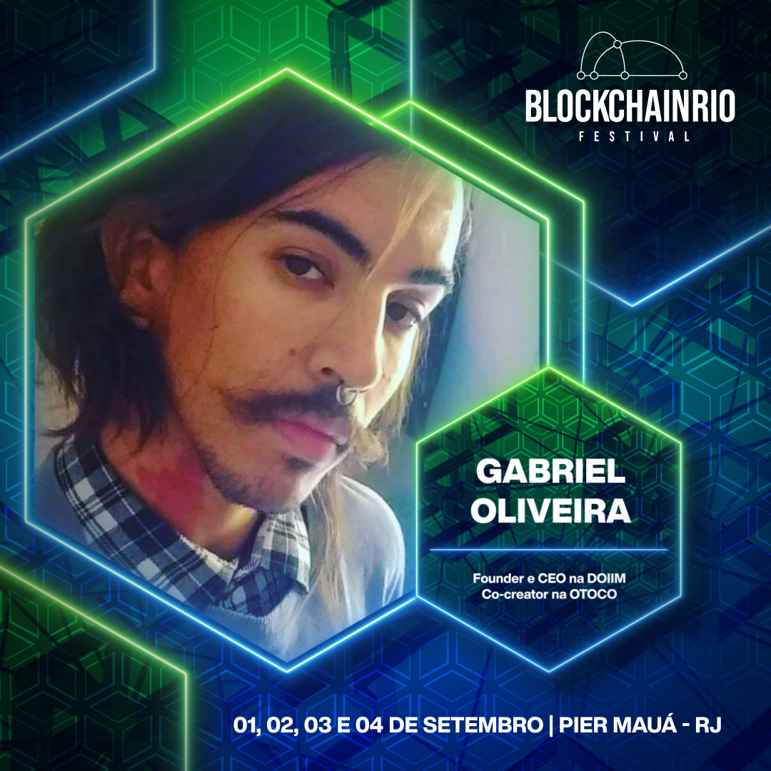 blockchain_rio's tweet photo. Palestrante Confirmado:  Gabriel Oliveira
Founder e CEO na DOIIM - Co-creator na OTOCO

#desenvolvimentodeprodutos #empreendedor #blockchain https://t.co/tvrGWwzqKd