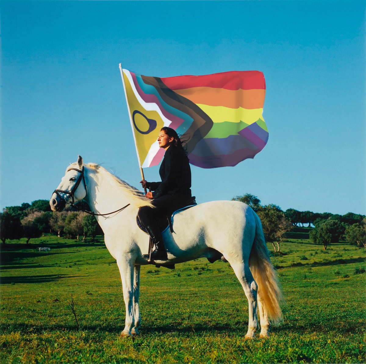 Today, the flag I hold stands for #pride