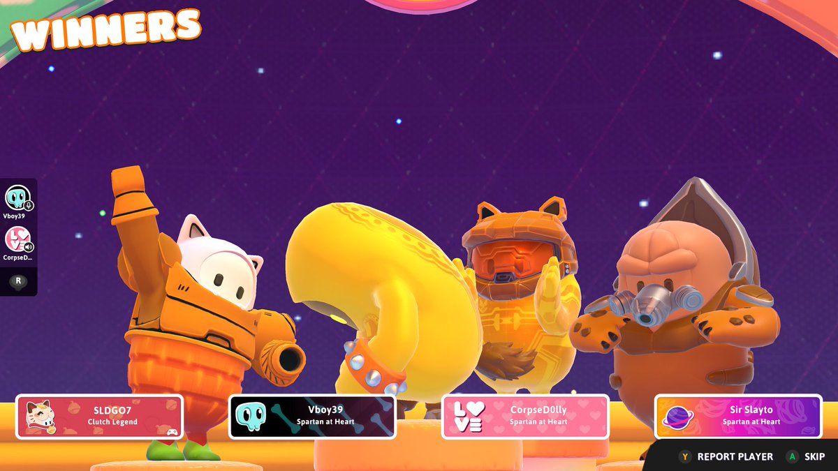 Vboy39_HTX's tweet photo. Haven't tweeted in a while but today has been a day of Wins on #FallGuys 13 and counting. Even got the super rare achievement "Infallible" for 5 straight wins.

#Xbox #XboxSeriesX #Games #Vboy39 #Vboy39Games https://t.co/TreCXEQmM2