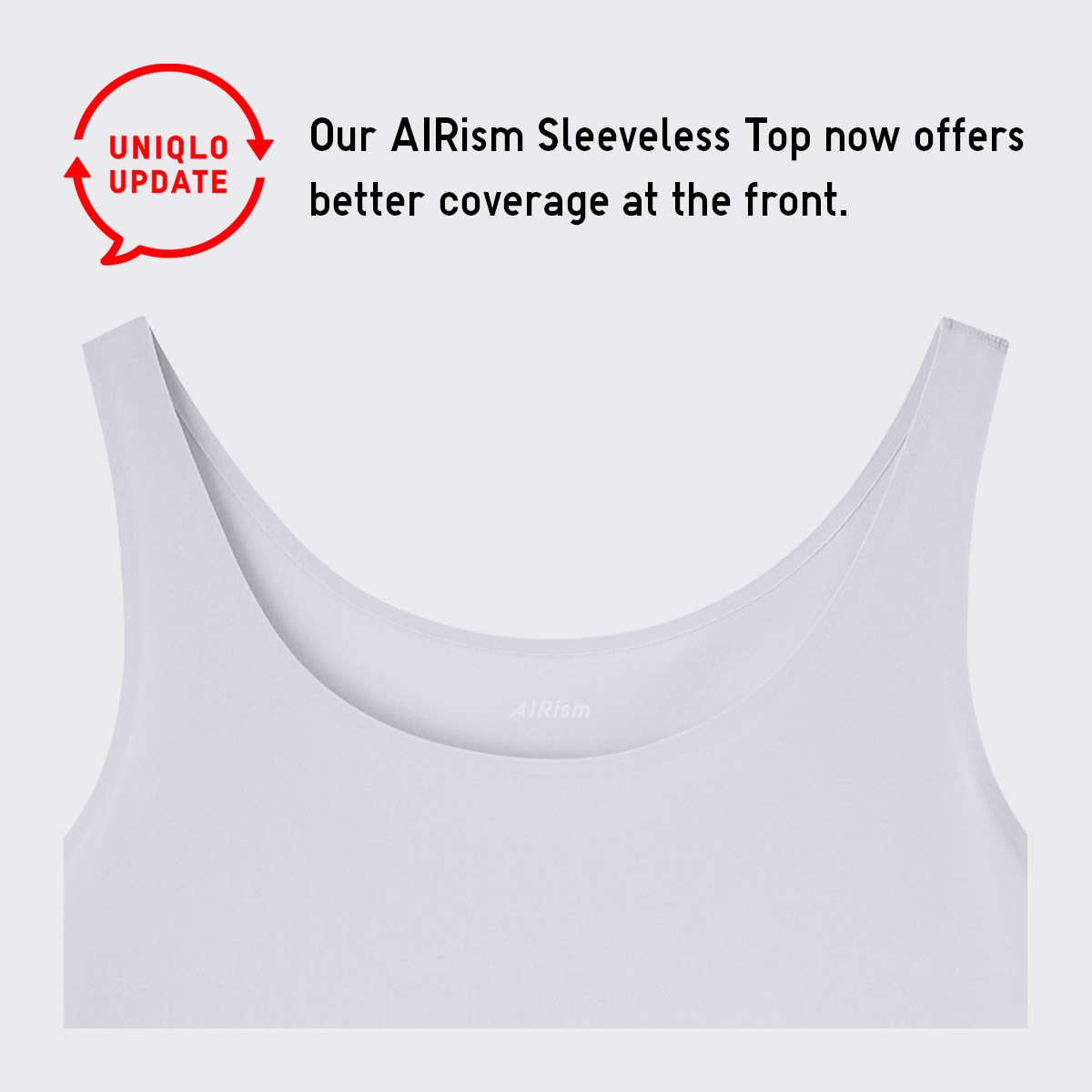UNIQLO on X: 🔁 UNIQLO UPDATE: AIRism Innerwear Check out the newest  updates to our AIRism Camisole and Sleeveless Top! Slip into effortless  all-day comfort with our selection of innerwear must-haves:   #