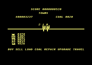 GameTimeWarp's tweet photo. Another game released for the #Reset64 C64 Craptastic 2022 4K Game competition. @Goerp has released Infinirail which you can grab from https://t.co/0t3sqU3GSL https://t.co/dW4YvttKoQ