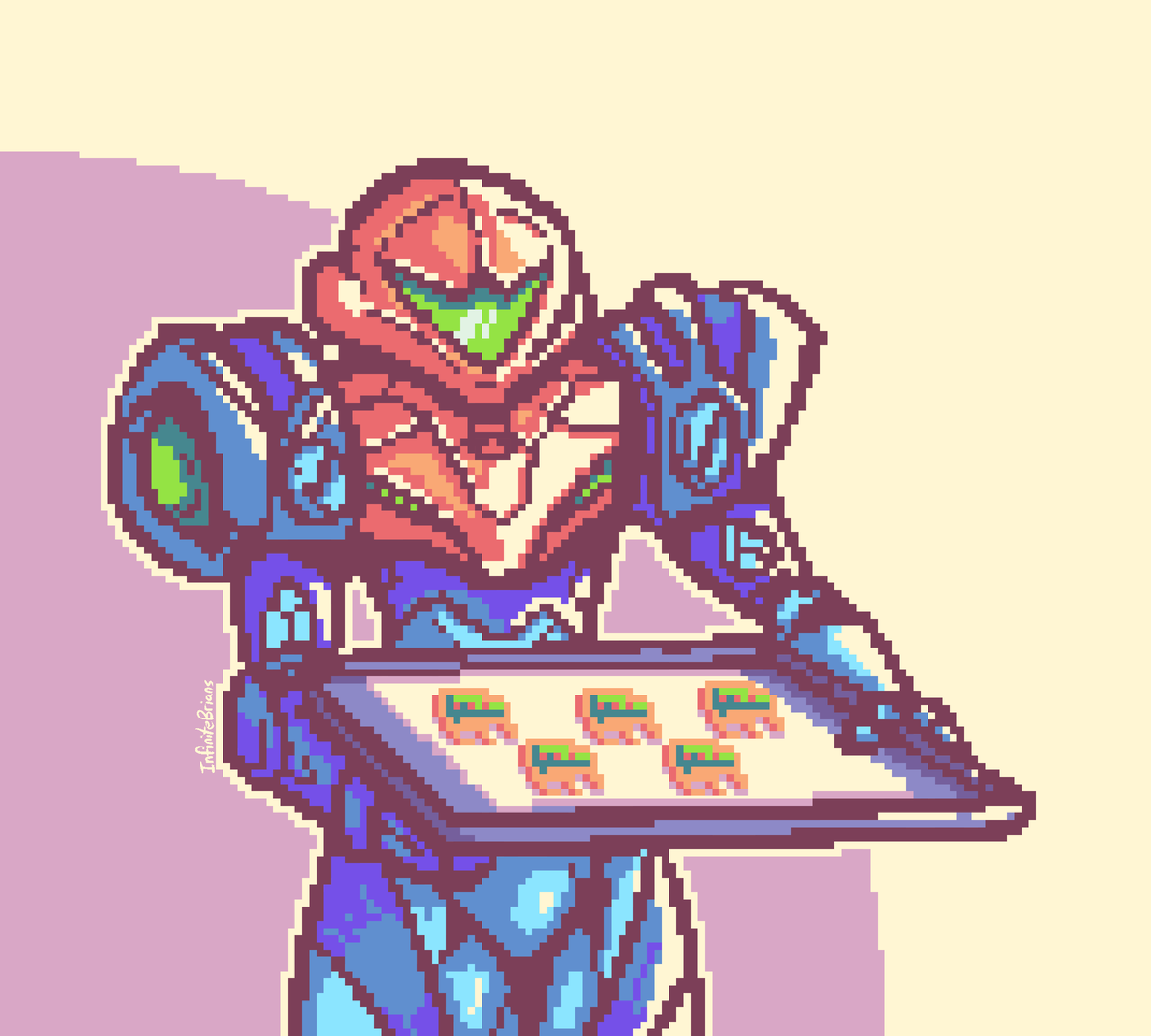 played through the game so quick you'd call it metroid shortbread

#SGDQ2022 #metroid
#drawdogs