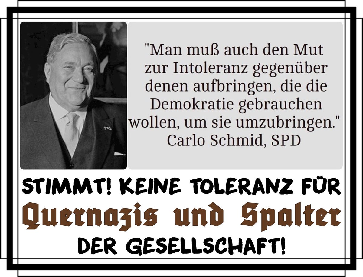 EickeTarkus's tweet photo. @Marion33755286 @Stulkubarn1 @WahnSager @ZuckerZucker3 @Thelargetruth @SHomburg Und dass #Quernazis, also die, die sich selbst vorlügen, sie könnten "denken" (#Querdenken = Oxymoron), unser Grundgesetz jede Woche mit Füßen treten & darauf spucken, indem sie seinen Geist & seine Artikel in extremer Weise pervertieren, nehme ich jedem einzelnen #Quernazi übel! https://t.co/9bjsf5ex90