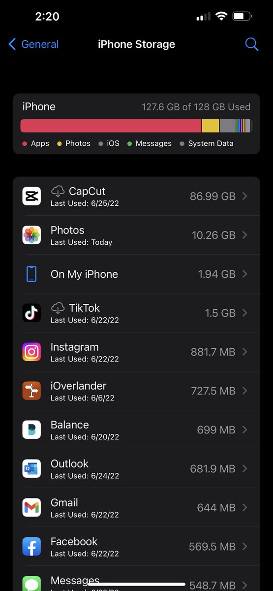 BrooklynnChess's tweet photo. Me: wondering why my storage is full and I can’t record

CapCut: 🖕🏼 https://t.co/qlKBdrX8m8
