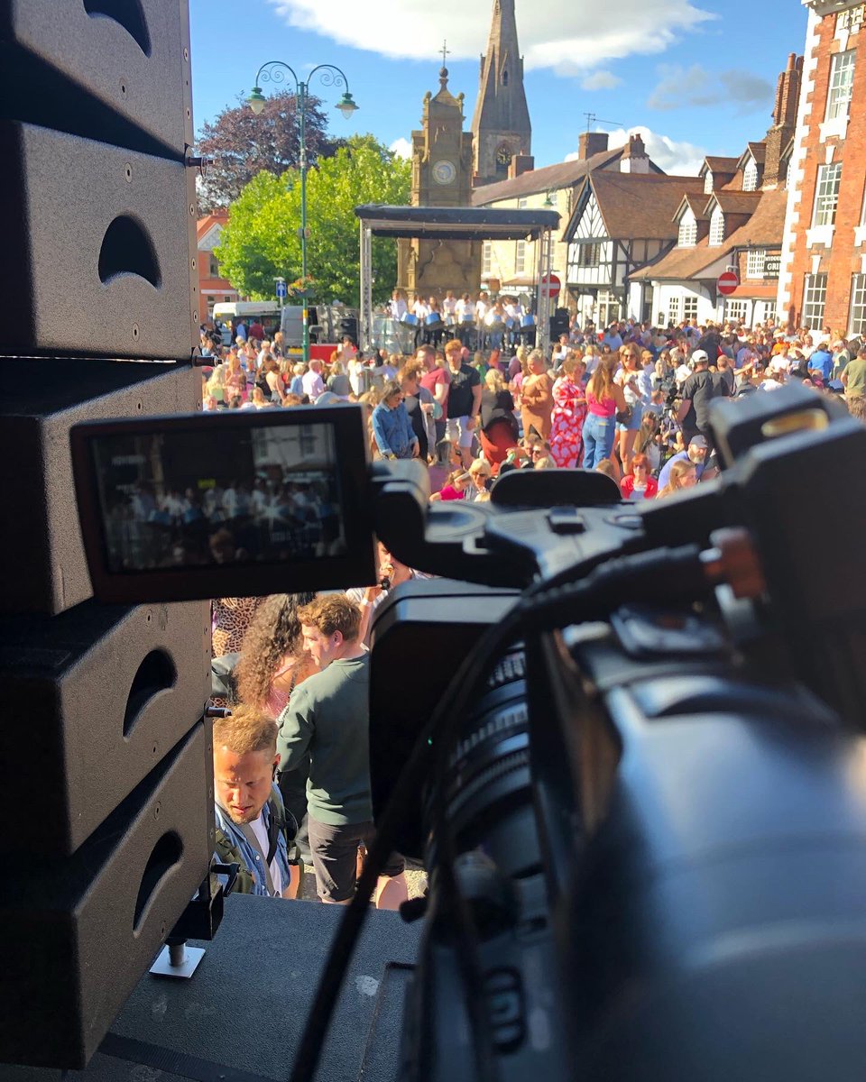 ORB_SL's tweet image. 👏 Huge thank you to our magnificent team of 7 technicians who helped make the Gwyl Rhuthun / Ruthin Festival Top of Town a huge success today 

🎤 We provided PA for both stages as well as filming and live streaming the whole event to the wider community.