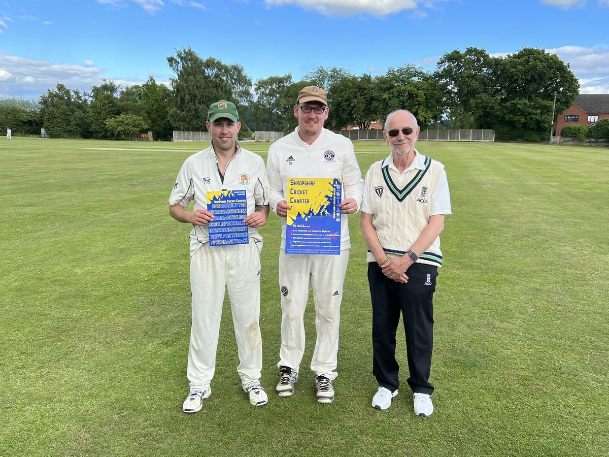 <a href="/CalverhallCC/">Calverhall CC</a> and <a href="/GuilsfieldCC/">Guilsfield & Llandrinio Cricket Club</a> support the <a href="/CricketShrops/">Cricket Shropshire</a> Captains Charter