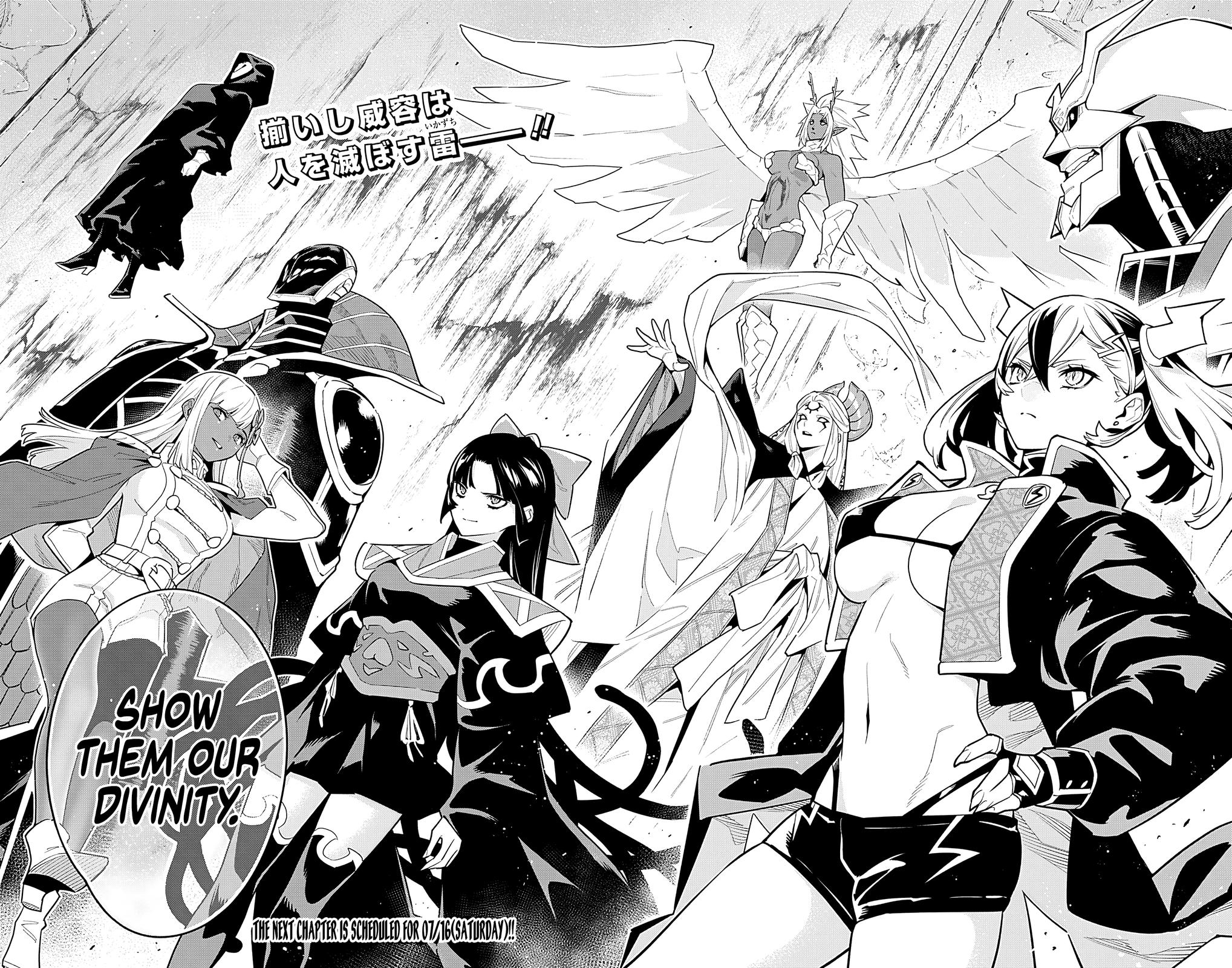 Shura on X: The Eight Thunder Gods have assembled! Were introduced with  the rest of the Thunder Gods; Taikyoku, Jyuukun, Naruhime, and Fukuma with  Shikoku, Rairen, and Jouryuu. 7th former commander, Yumeji