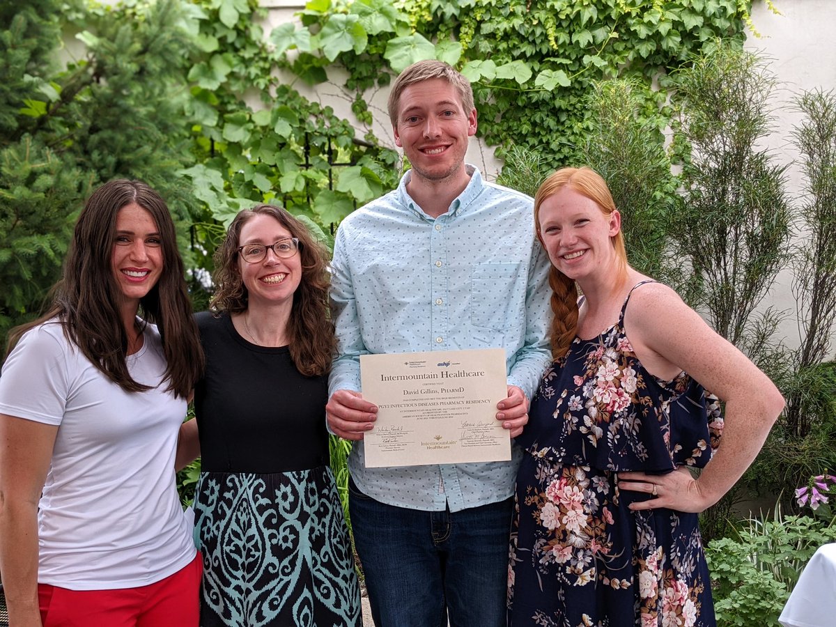✅ID PGY2 <a href="/Intermountain/">Intermountain Health</a> 
🔜ID Pharmacist @WVUMedicine

Hard to believe PGY2 has come to an end. So many memories, incredible mentors, and friendships along the way. Filled with gratitude. Looking forward to the next adventure at WVU!