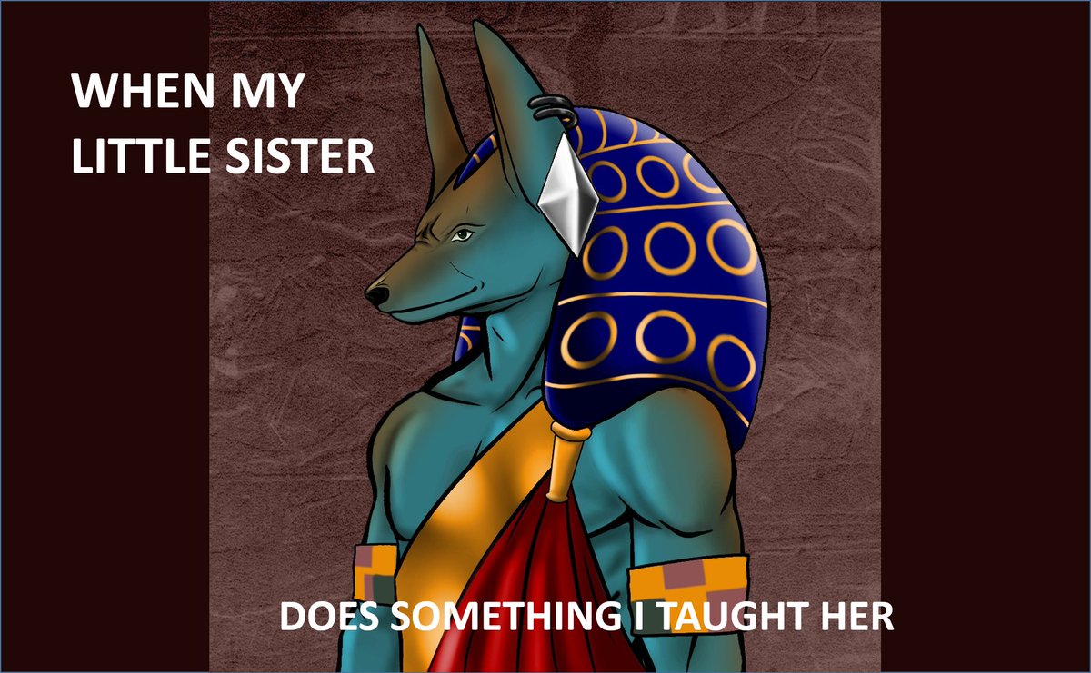GodsofEgyptFUT's tweet photo. Can’t show too much excitement about it but the little smirk you can’t avoid 😂  

🐾 follow for more memes 🔥

#NFTcommunity #memes https://t.co/Y4IdE2fmQk