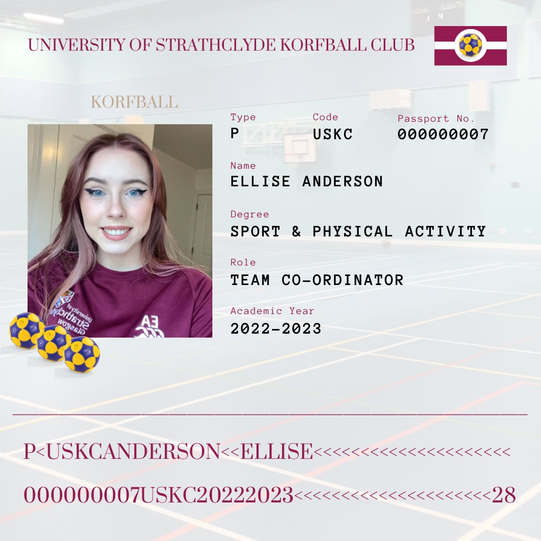 StrathUniKorf's tweet photo. ๐INTRODUCING OUR COMMITTEE FOR 2022/2023๐
Without further ado, letโs kick off and introduce our first member of this yearโs korfmittee, Ellise Anderson!! :)))
#korfball #webleedmaroon #strathletes #newcommittee #korfmittee #letsgo https://t.co/GfmbEakGVJ