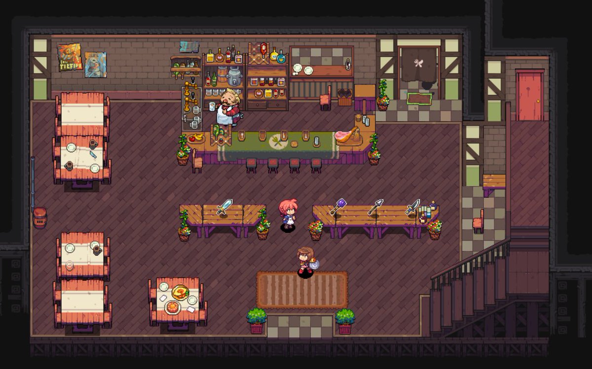 HepariArt's tweet photo. The hub town contains a variety of facilities that you can upgrade over time, unlocking new powerups for your expeditions and additional services to enhance your overall experience in the game.
#indiedev #pixelprincessblitz #pixelart https://t.co/92rT86MnWi