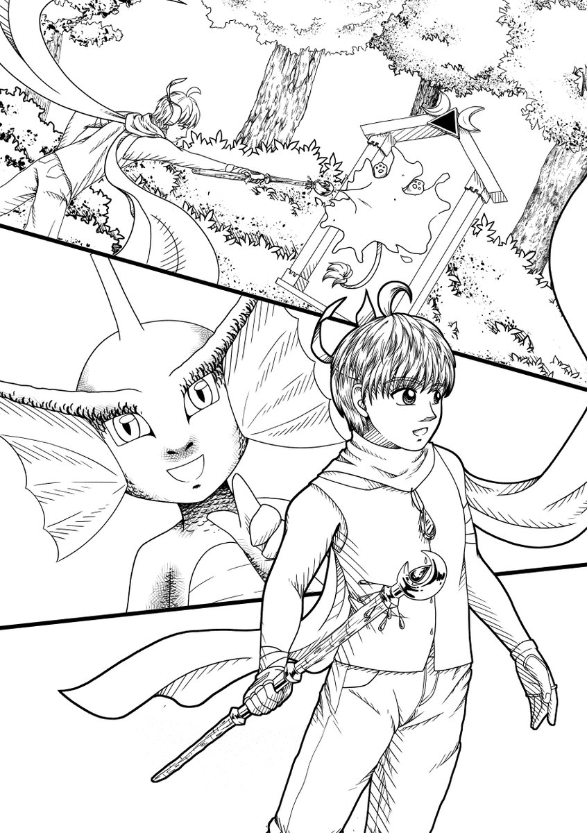 jamelin_draws's tweet photo. #inking of the whole page done :D
#Manga #art #MagicalBoy #webcomics #MagicalGuardians #MagicalGuardiansWebcomic #lineart https://t.co/aiD9iCpmVH