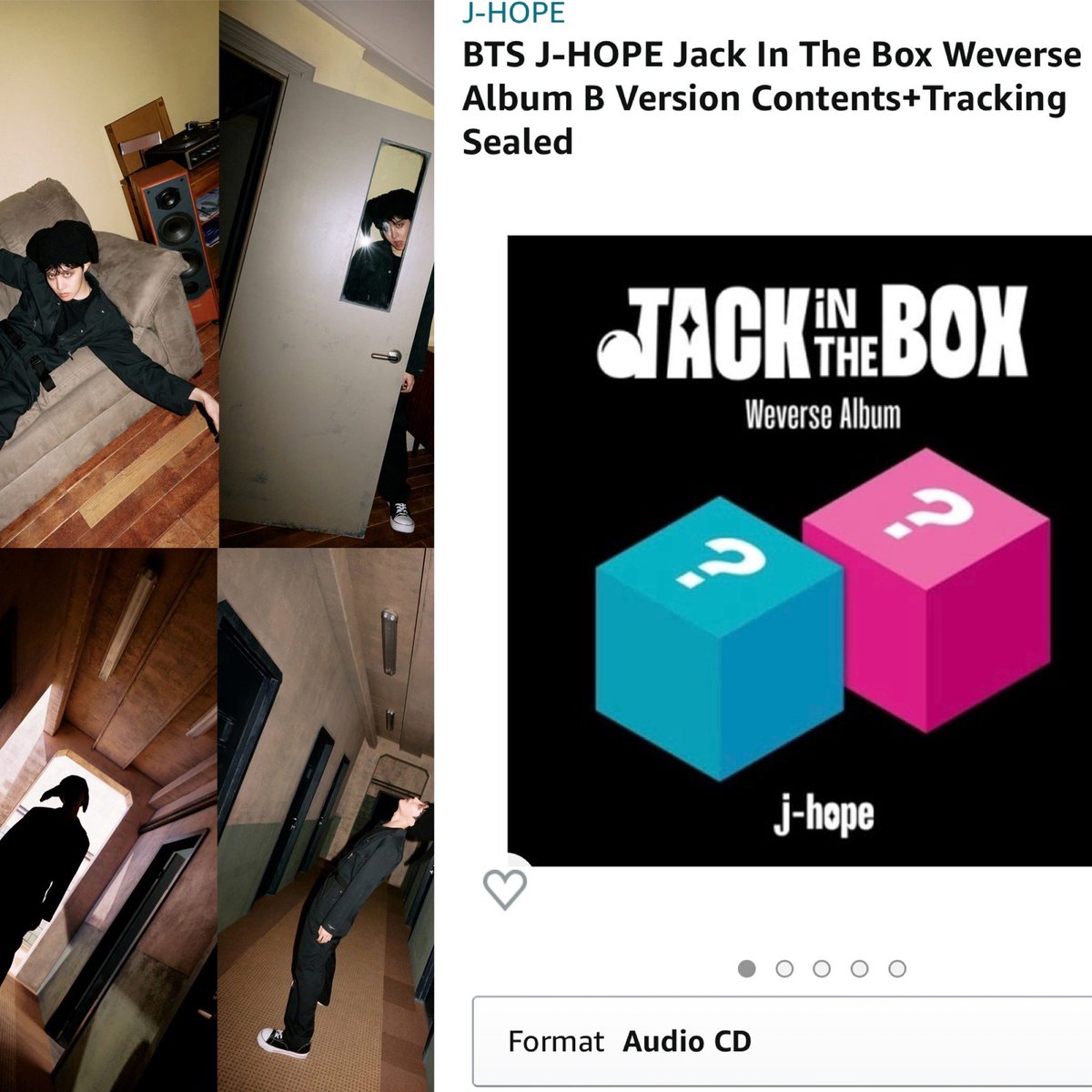 DmVarmy's tweet photo. GIVEAWAY! I just #preordered physical CDs of #JHOPEJackInTheBox #JackInTheBox #physicalcd #GIVEAWAY #jhope If you need #jhope_MORE 💜📦 #Retweeet #like and drop your fav #Hobi photo/meme/gif!
US or International! Winner announced 8/31 from #HOBIPALOOZA! 💜📦 🎁 @lollapalooza https://t.co/Pn20AEQrw2