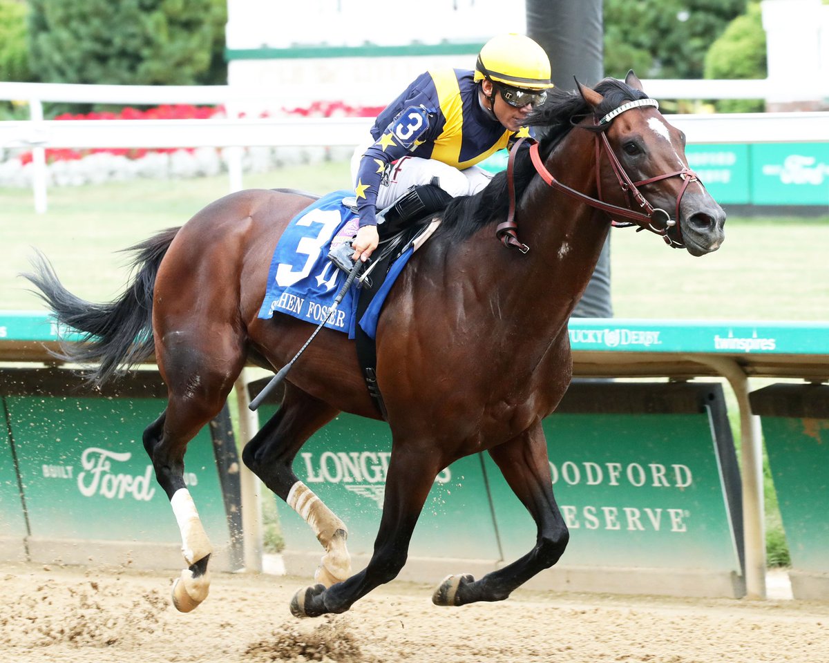 HorseRacingKK's tweet photo. Hall of Fame trainer Bill Mott said the $1 million Whitney (G1) is likely the next target for Stephen Foster (G2) winner Olympiad. https://t.co/PjOxyHW2Bq
