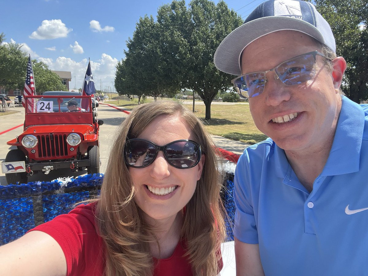 Thank you to the city of <a href="/TheColonyTexas/">City of The Colony</a> for inviting me to serve as Grand Marshal for the 4th of July parade. What a great way to celebrate and I was able to see many <a href="/LewisvilleISD/">Lewisville ISD</a> students and staff along the route!