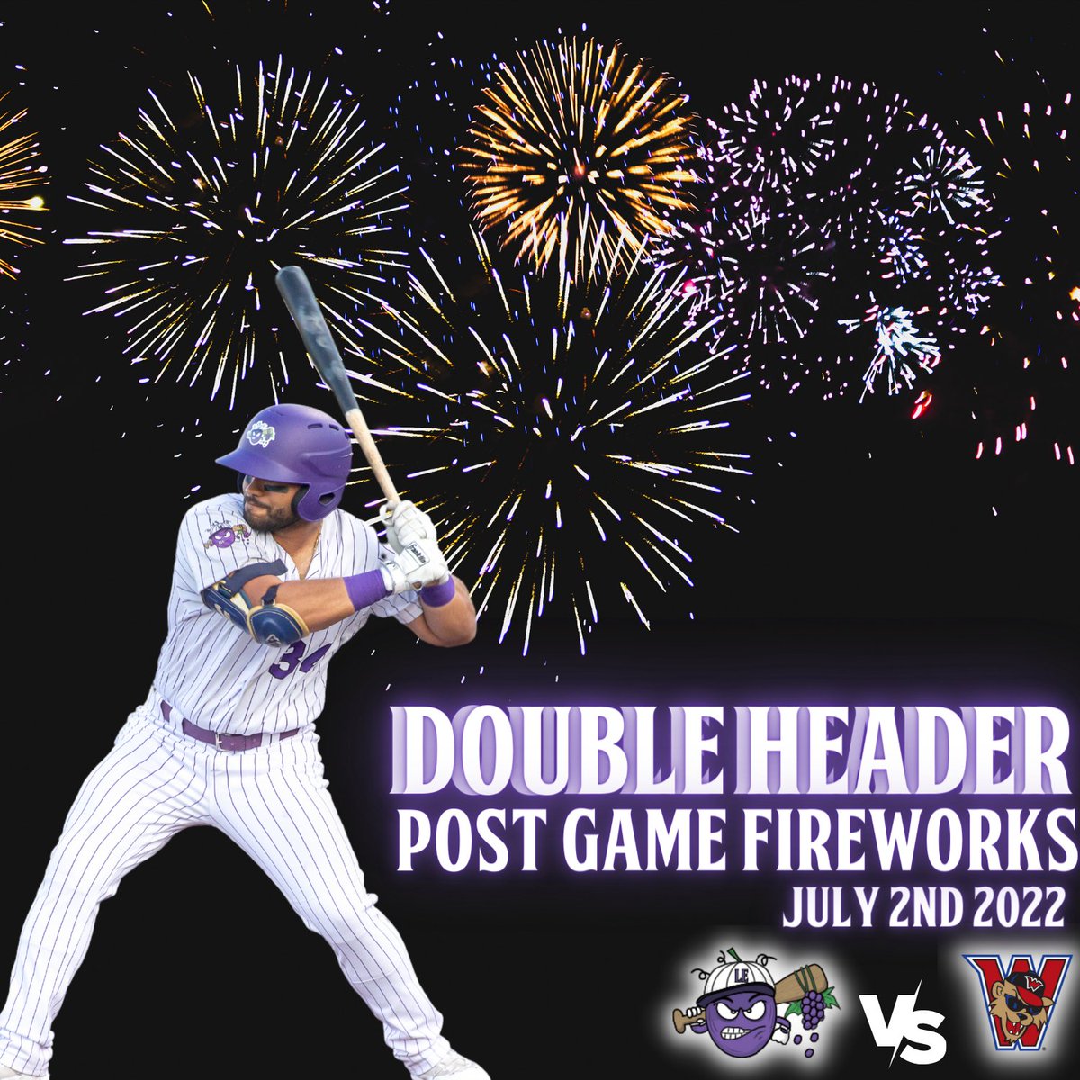 LECrushers's tweet photo. The Crushers are currently in the top of the 7th inning, make sure to join us for game 2 with post game Kids Run the Bases, Launch-a-Ball &amp; Fireworks! 

Purchase Tickets Here: https://t.co/byF672kWs2 https://t.co/4y5iwwhN0F