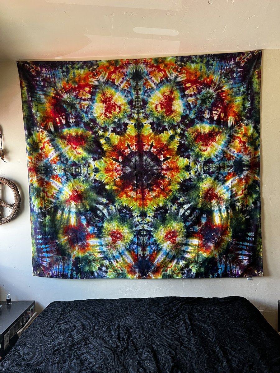y’all everything is 50% OFF, sale ends on the 4th! please go check it all out! discount is automatically applied at checkout! 

these two 72” tapestries are available and only $40 during this sale! 
shop link is in my bio 🌈
