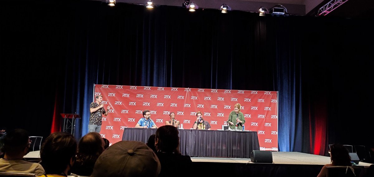 OfficialDStarr's tweet photo. The #RTPodcast was incredible! Thank you @sorola, @blizzb3ar, @briangaar, @bdunkelman, @EricBaudour, & @sorola for such an entertaining panel! #RTXAustin https://t.co/xJihF0CUUp
