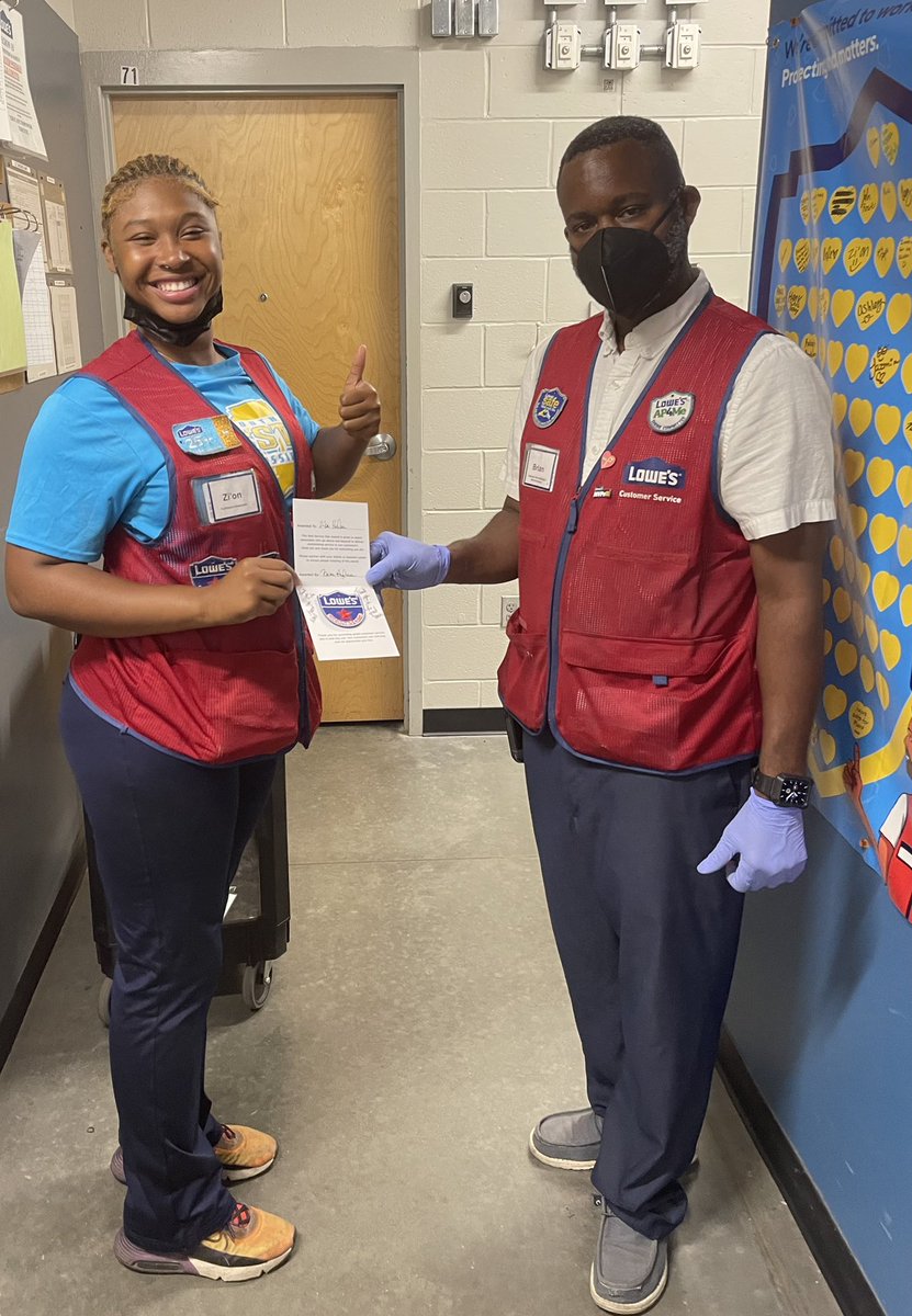 Thank you for delivering results and driving service! Awesome job Zion! We appreciate you from the leadership staff here at store 2700! #GautierProud