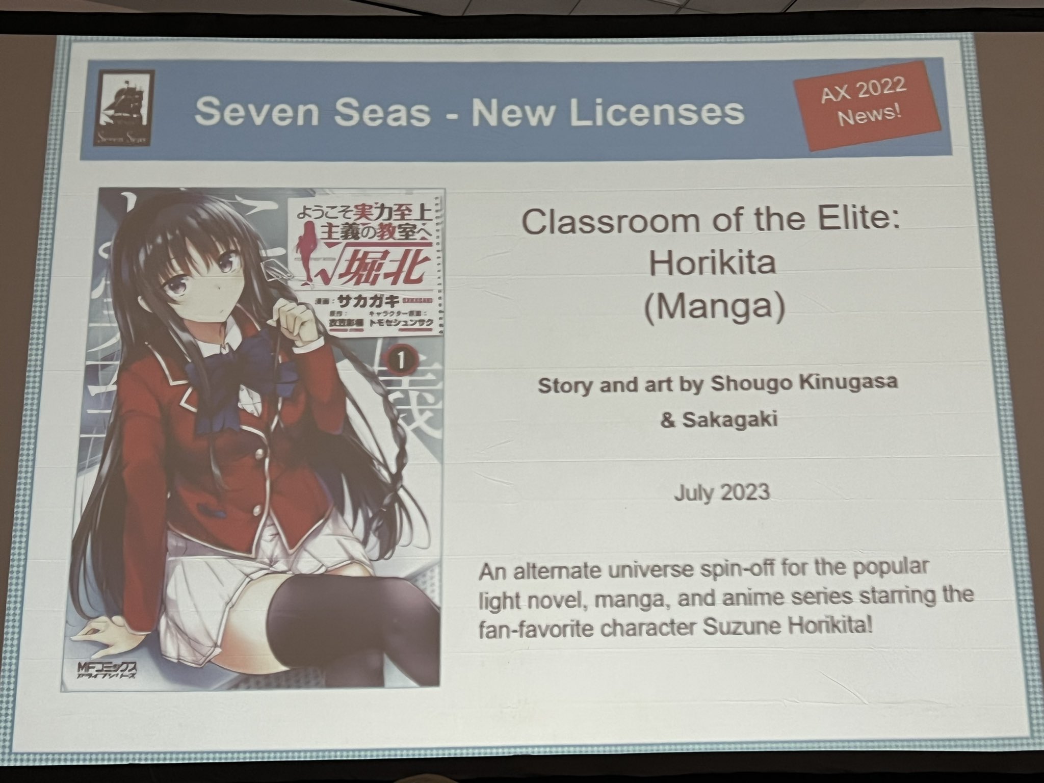 Classroom of the Elite: Horikita (Manga) Vol. 1