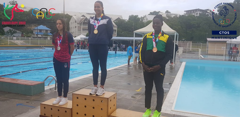 3ème médaille d’or pour HEIDEYER Mika.
Félicitations 👏🎊🎉 
🥇 50 papillon – Dames - 00’28’’16
#Caribbeangames2022 
#liguedenatationdemartinique
#liguedemartiniquedathletisme
#comiteregionalcyclistedemartinique 
#liguedejudomartinique 
#liguefootballmartinique
 #Canoc #CTM