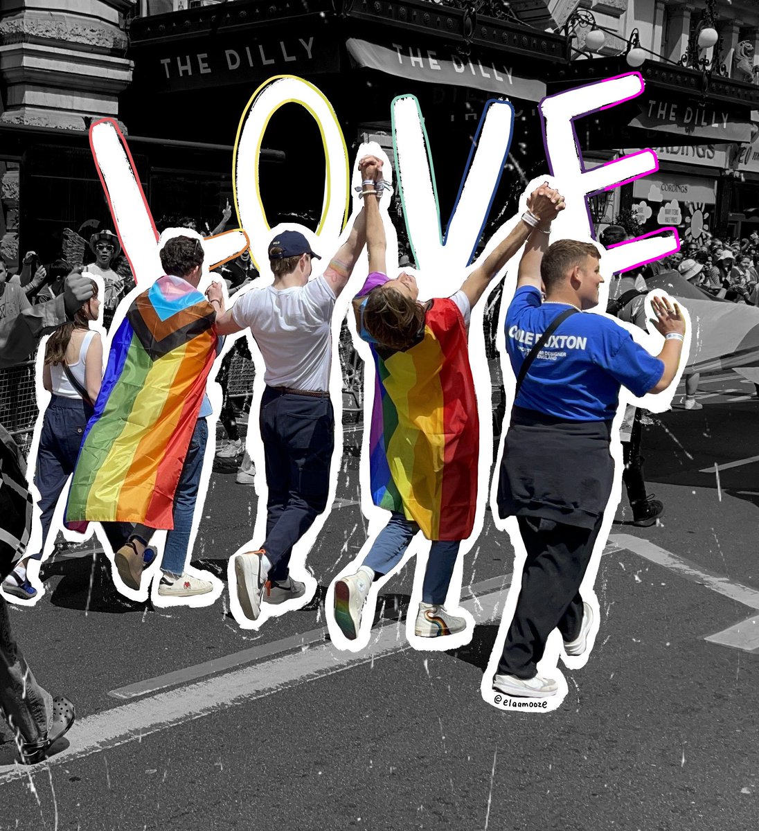 elaamooze_'s tweet photo. i’m really so excited for future generations to finally get the queer representation that we were missing…thank you so much for showing up and making us feel seen 🌈🥹💖 can you please rt and like this so they can see it? https://t.co/wC7eg81k70