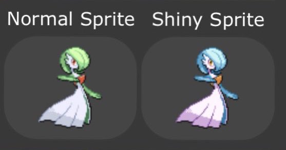 HikariNio on X: @Touyarokii even fangames have awesome blue shinies. you  should check out Pokemon Reborn! they have custom shinies! this is my shiny  Gardevoir.  / X