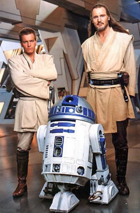 sw_holocron's tweet photo. Ewan McGregor and Liam Neeson in The Phantom Menace promotional photography https://t.co/kFQZ9VN5rd